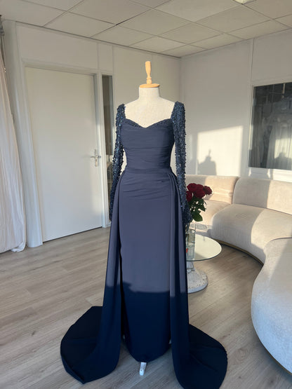 The Asena dress navy blue