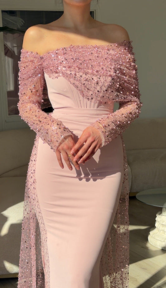 The Merle dress soft pink