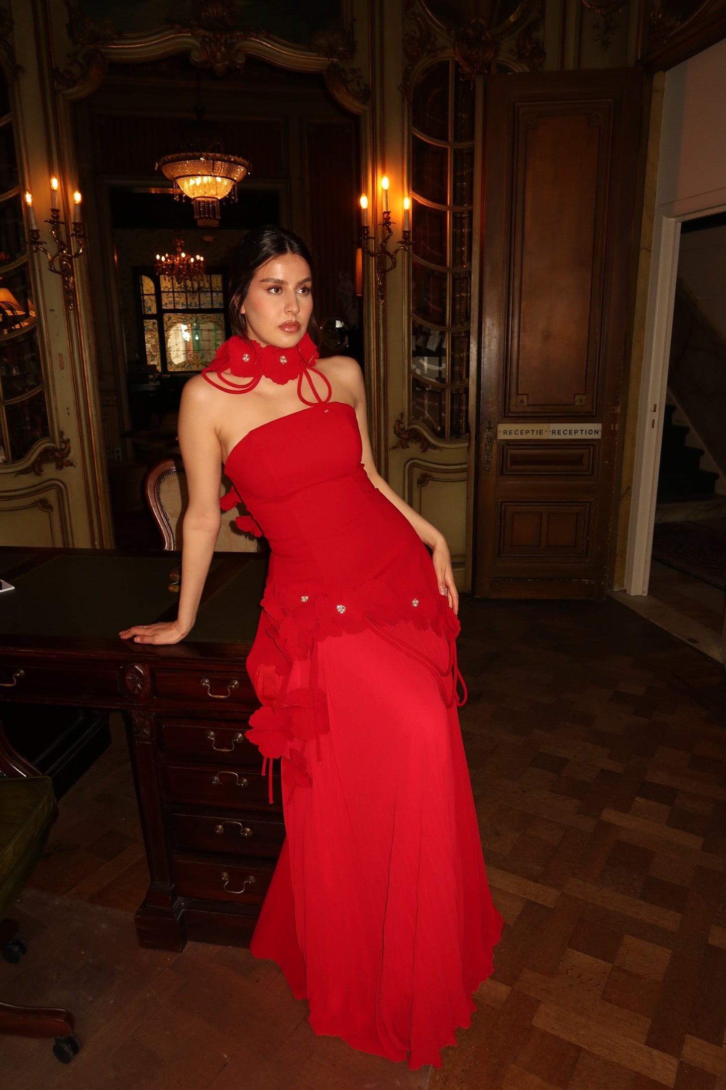 The Lizge dress red