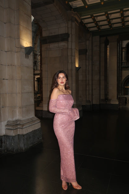 The Aliya dress pink