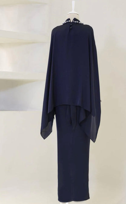 The Doa dress navy blue