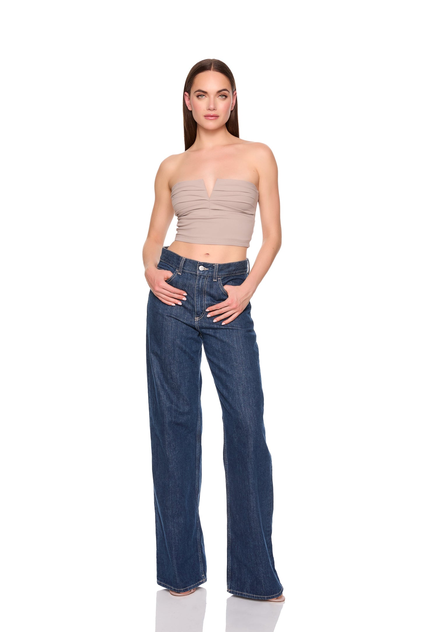 Susana Monaco V Wire Pleated Crop Tube