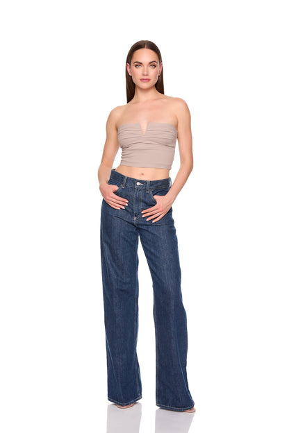 Susana Monaco V Wire Pleated Crop Tube