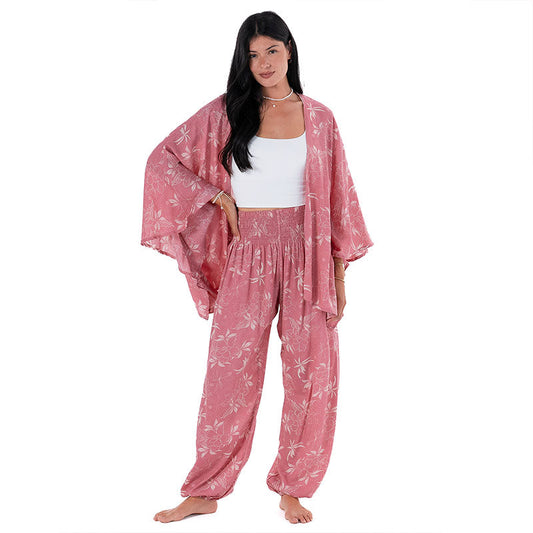 Coral Bloom Lounge Set