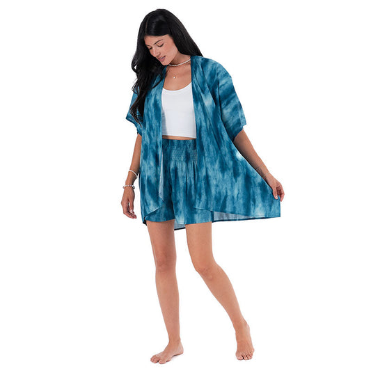 Turquoise Tide Shorts Lounge Set