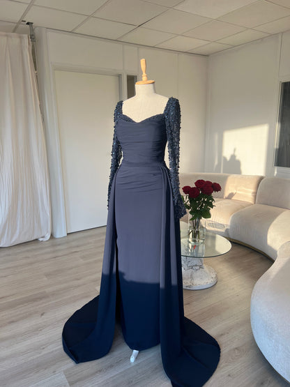 The Asena dress navy blue