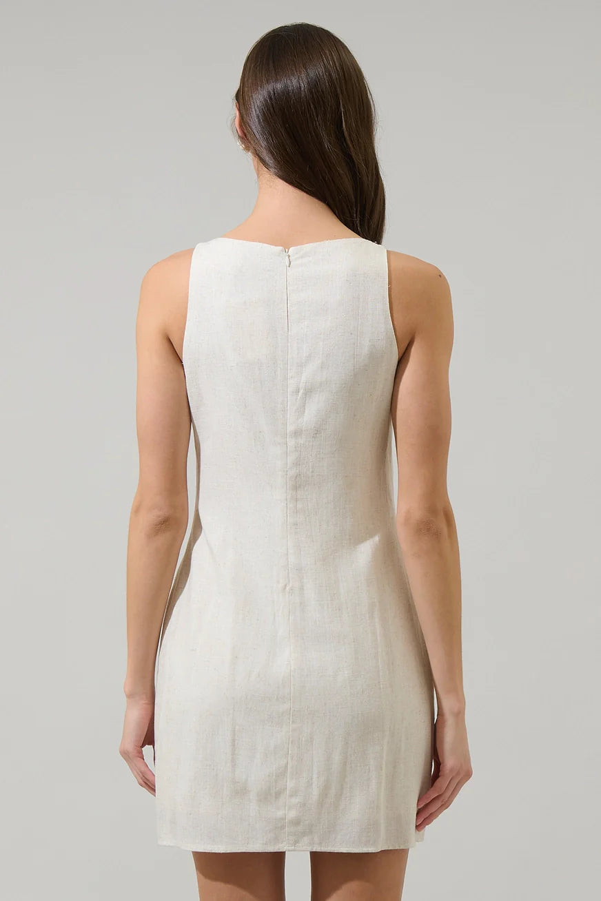 Sugarlips Manzy Junie Linen Mini Dress