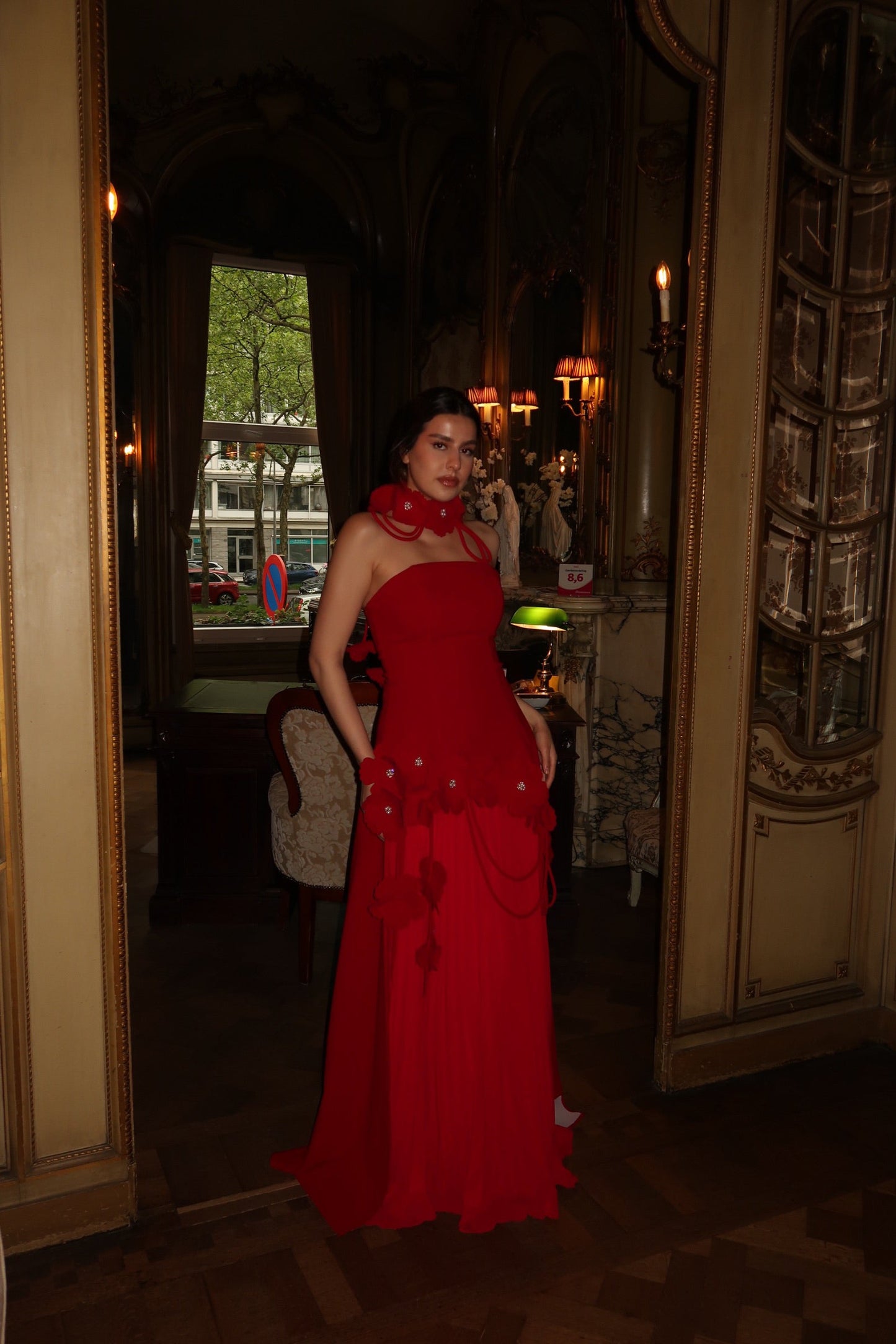 The Lizge dress red