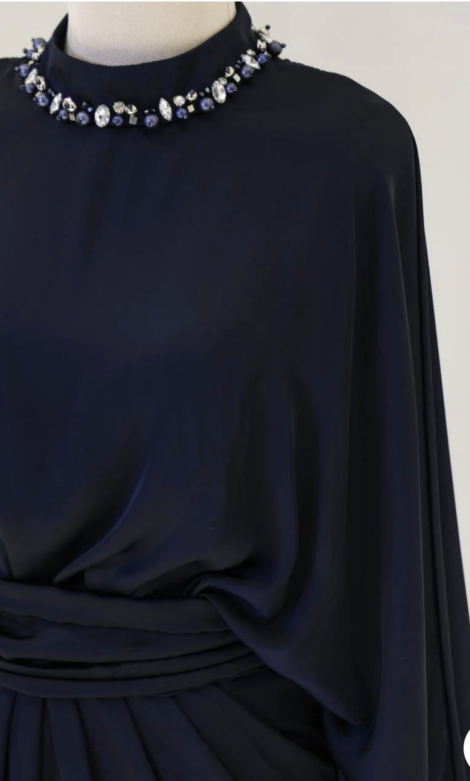 The Doa dress navy blue
