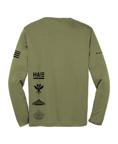 Aloha 'Āina Longsleeve Drifit Olive