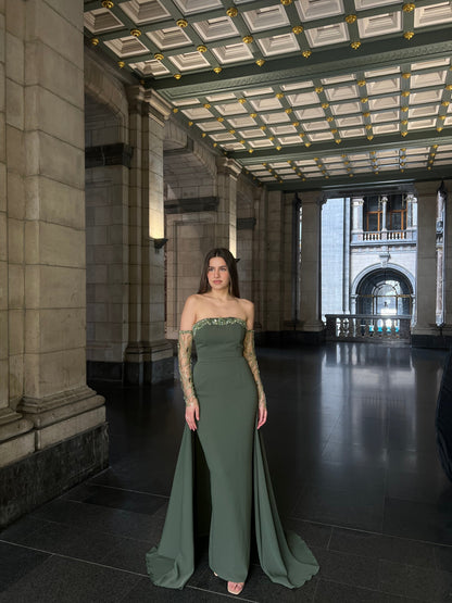 The Ariel dress khaki