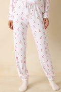 Z Supply White Knit Cozy Candy Pajama Pants