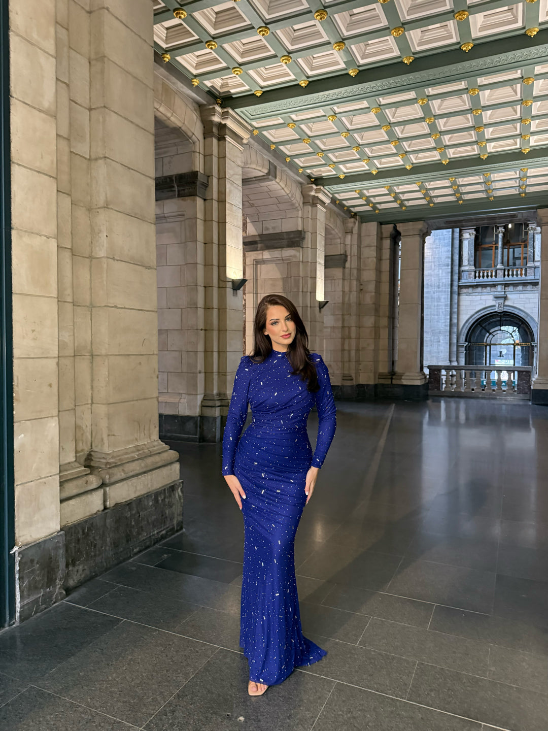 The Lulu dress blue