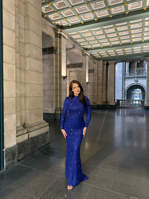 The Lulu dress blue