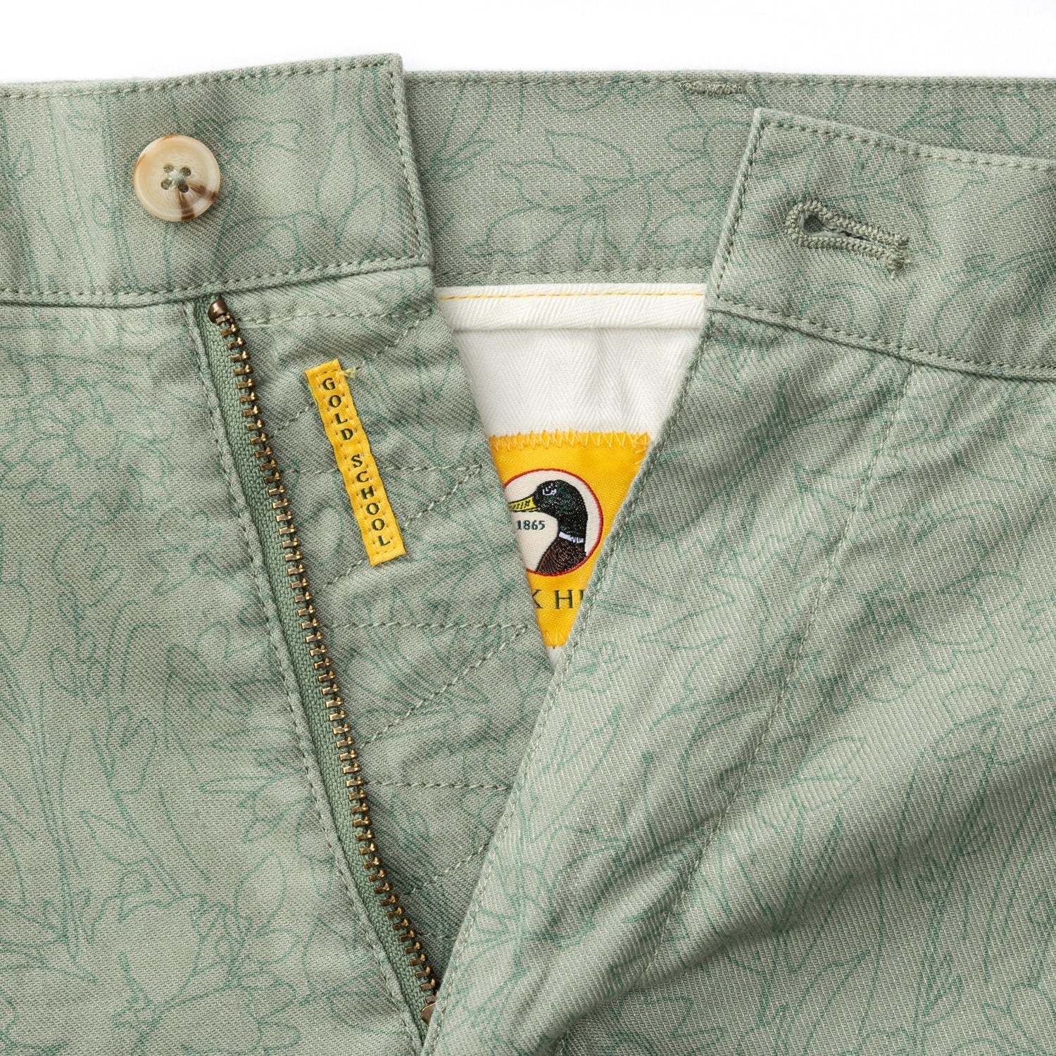Duck Head 7" Linen Gold School Chino Short