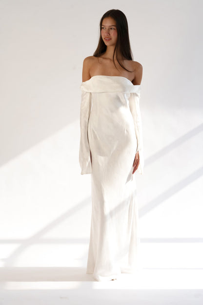 Alma Dress — Ivory