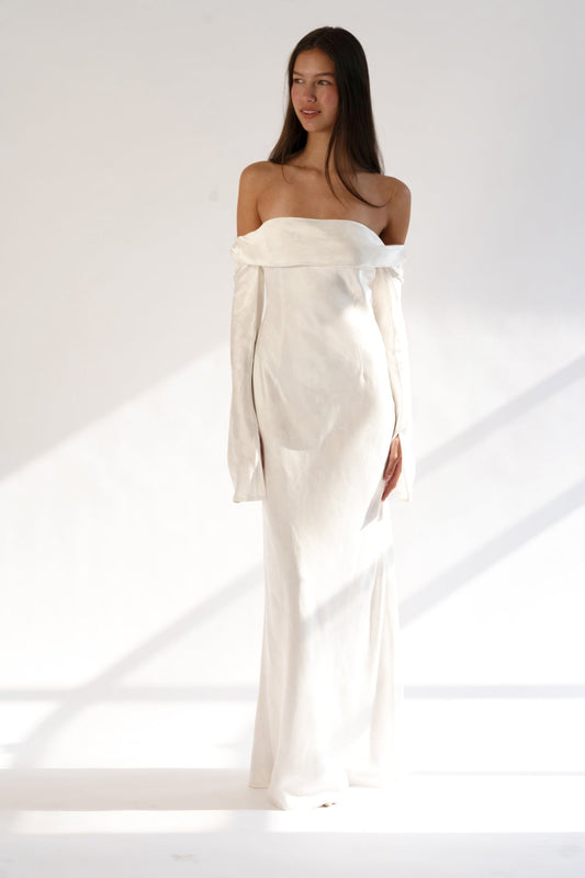 Alma Dress — Ivory