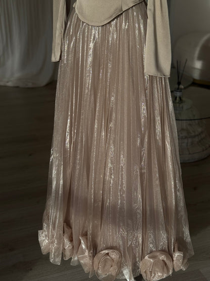 The Amada dress taupe