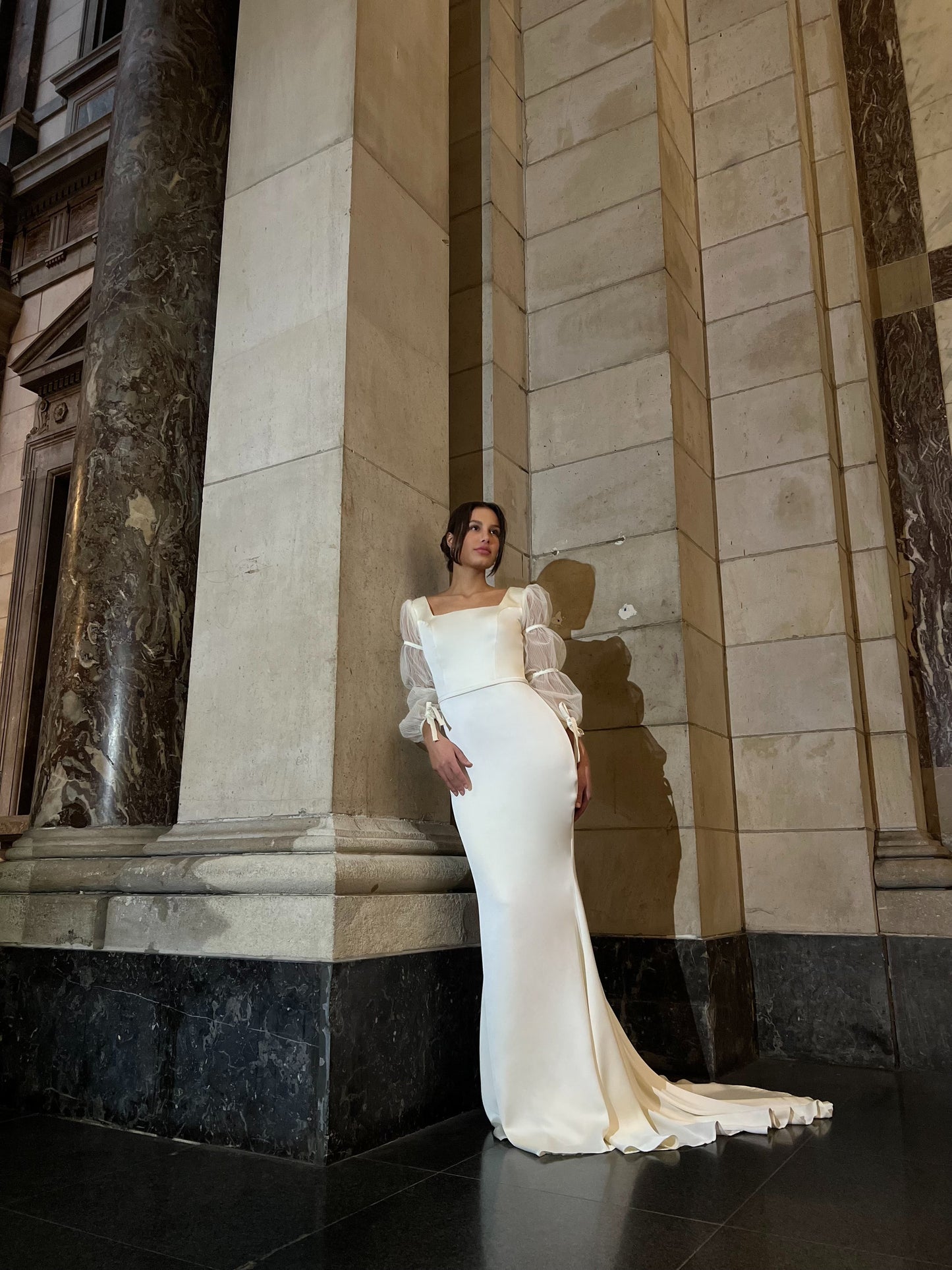 The Dafina dress white