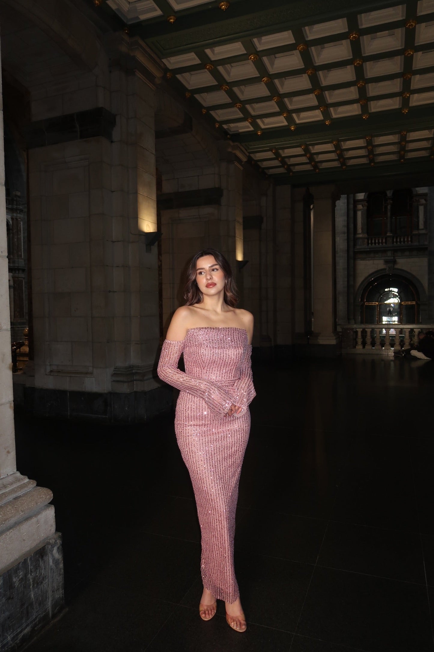 The Aliya dress pink