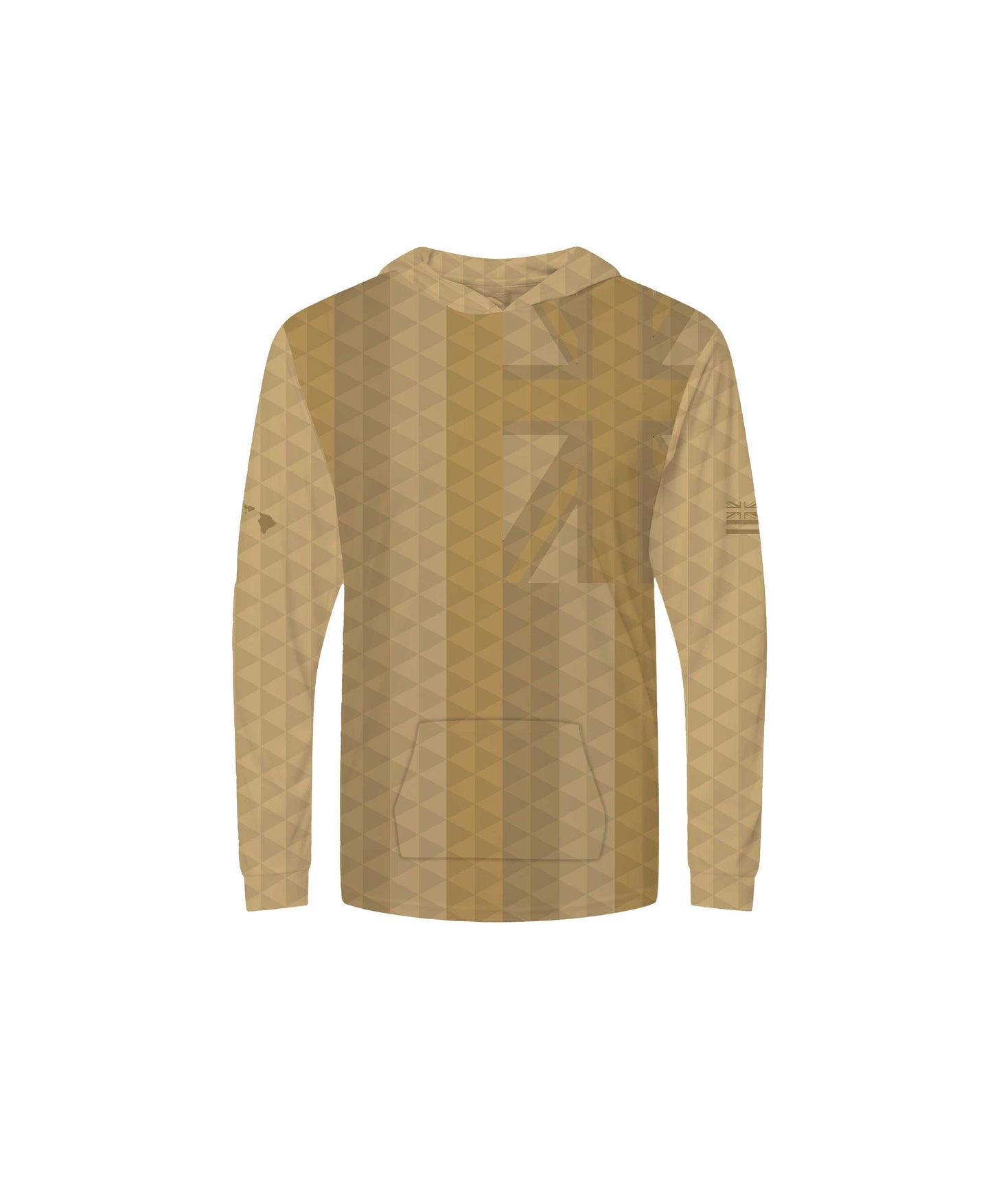 Hae Hawaii Youth Hooded Long Sleeve Drifit Sandy Greige