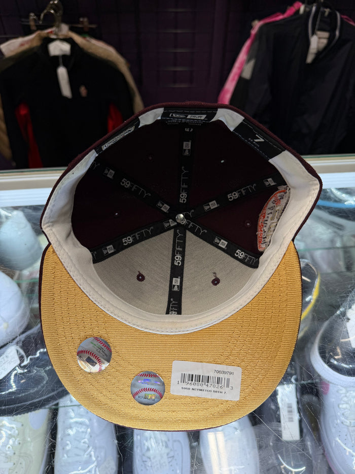 New Era 59Fifty Fitted hat “New York Mets 50th Anniversary Maroon”