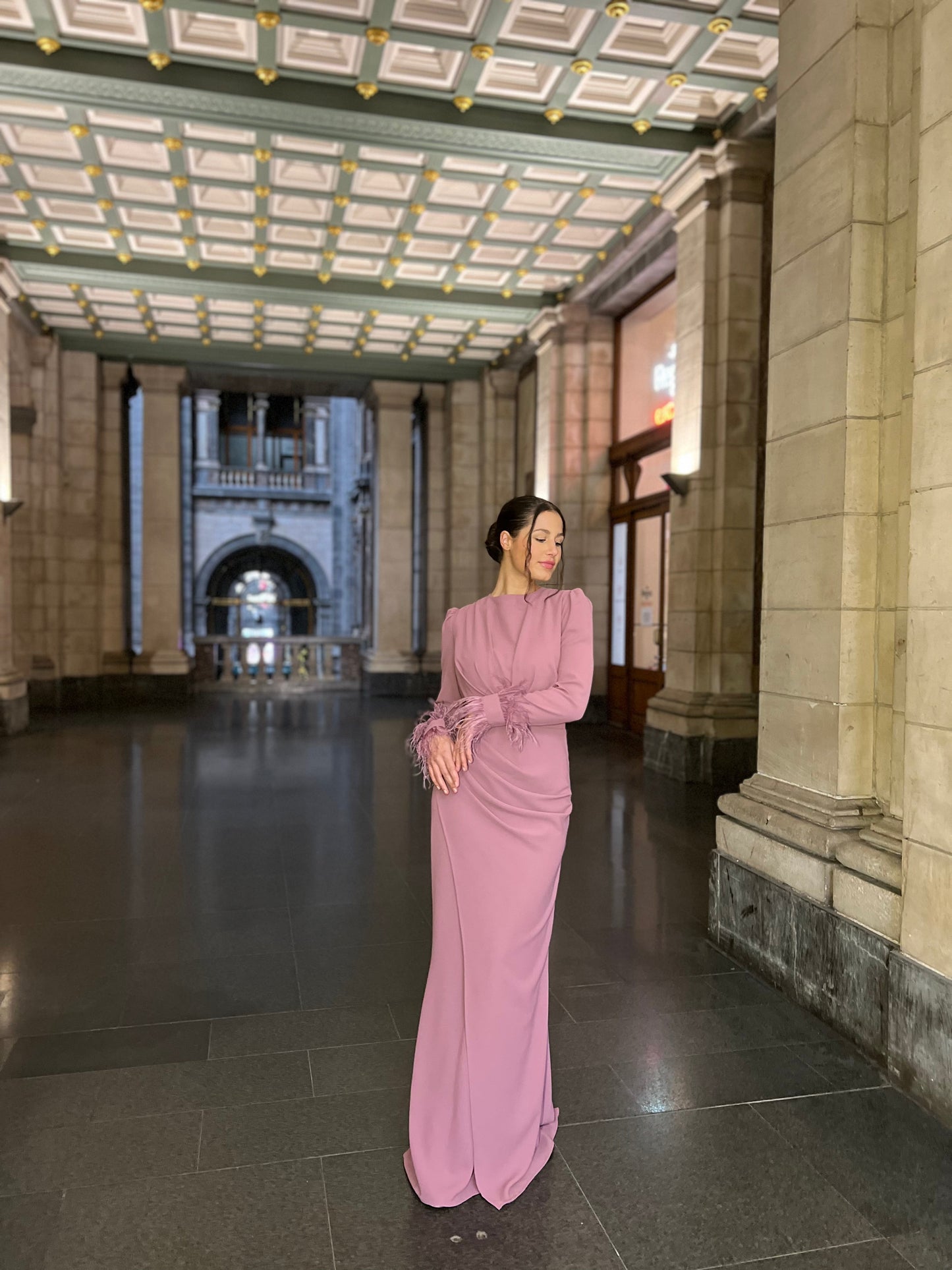 The Eliya dress pink