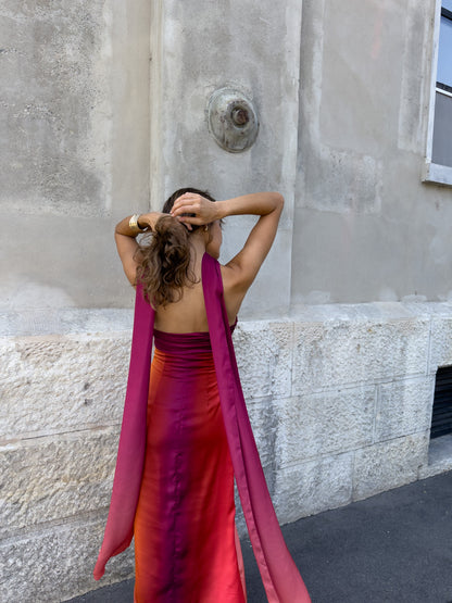 Vivia Scarf Dress — Aurora