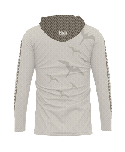 'Iwa Triangles Hooded Long Sleeve Drifit Sandy