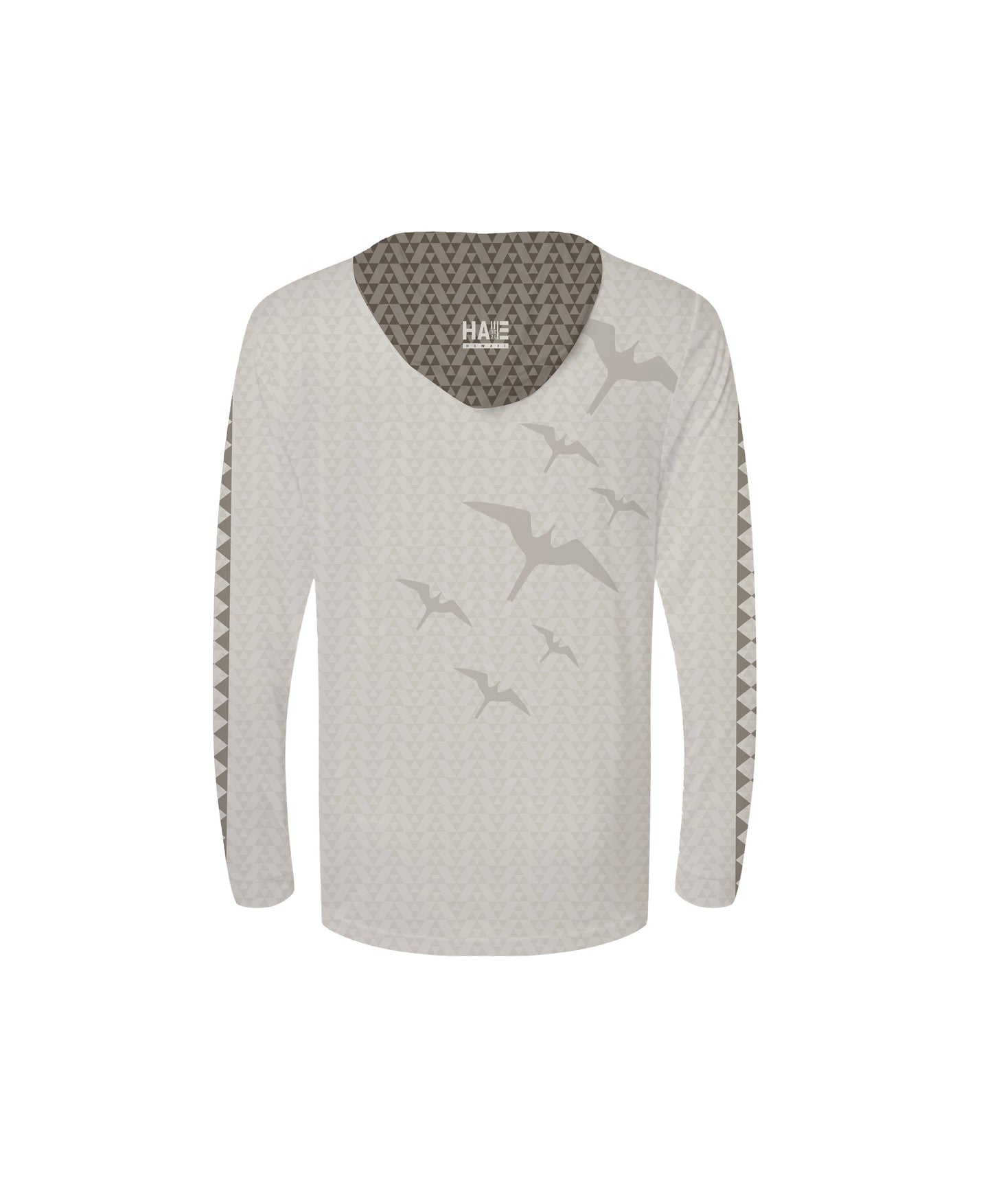 'Iwa Triangles Youth Hooded Long Sleeve Drifit Sandy