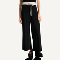 Joseph Ribkoff Silky Knit Color Block Wide Leg Pull-On Pants