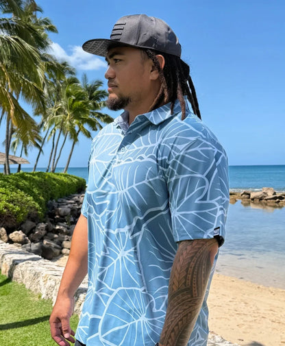 Kalo Nunui Anywhere Polo in Teal