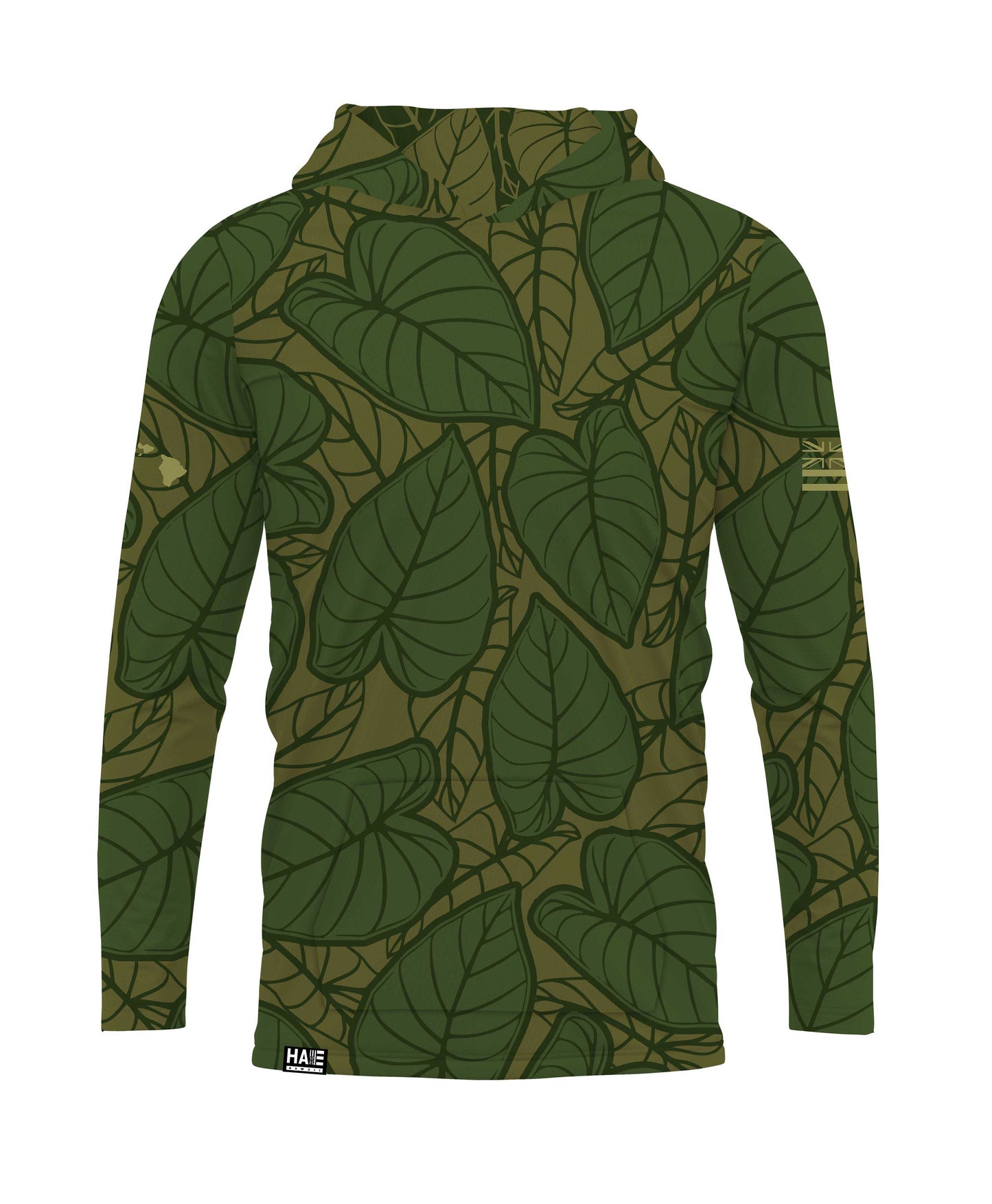 Kalo Patch Brown Hooded Longsleeve Drifit