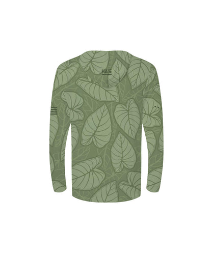 Kalo Patch Green Youth Hooded Longsleeve Drifit