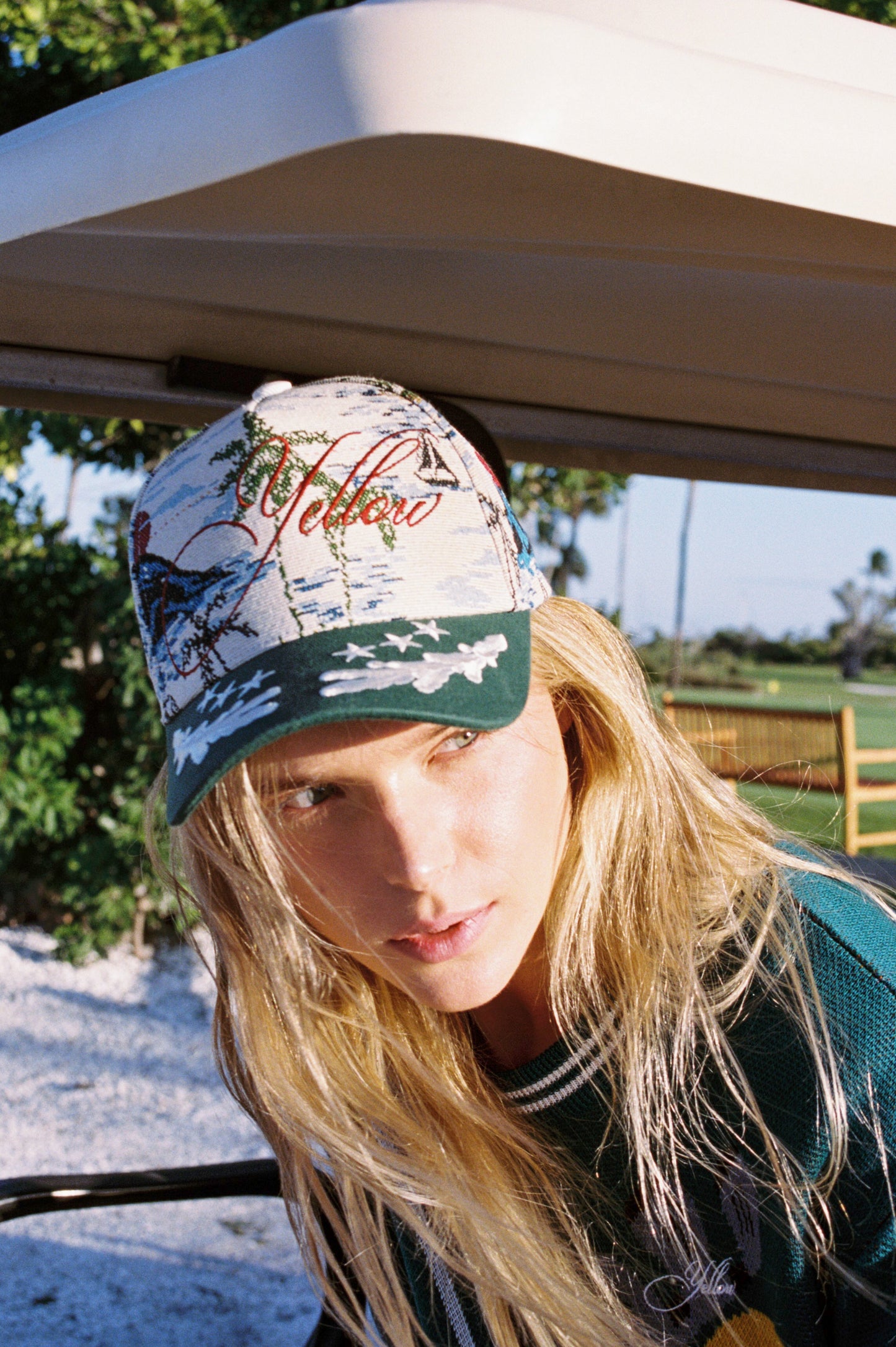 Palm Jacquard Hat