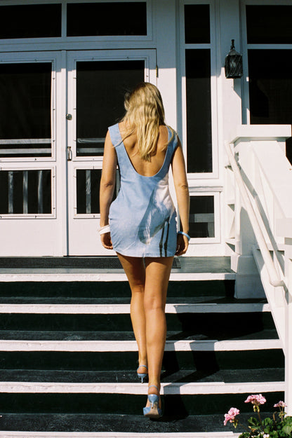Chloe Linen Dress — Heron