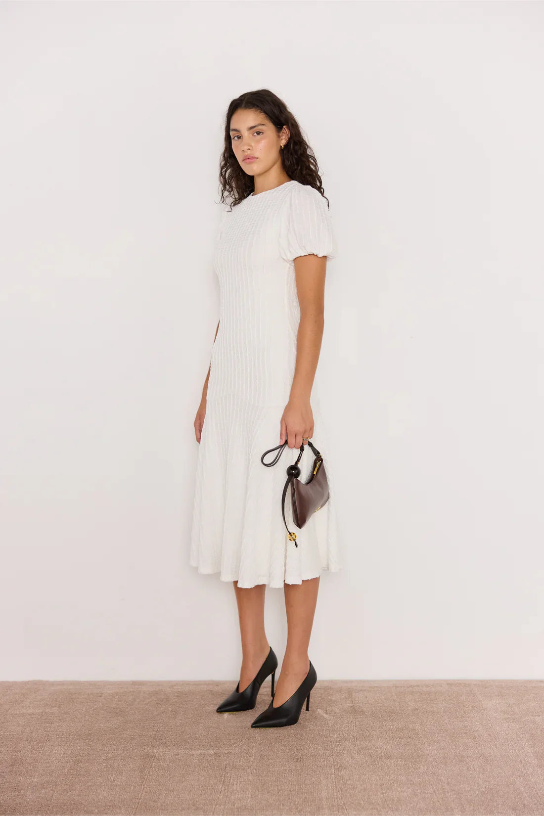 Anais Drop Waist Midi Dress