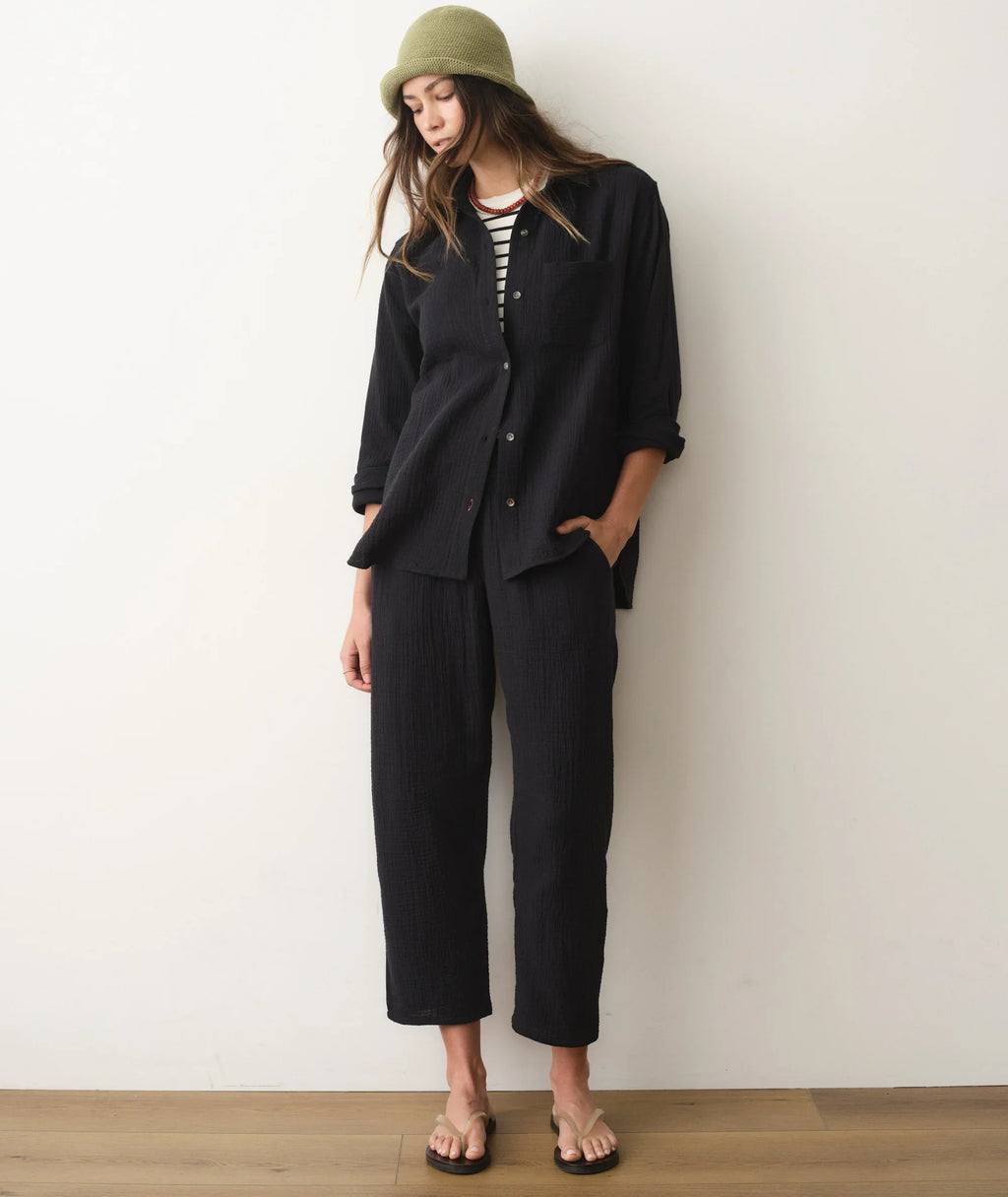 Marine Layer Jane Relaxed Double Cloth Shirt