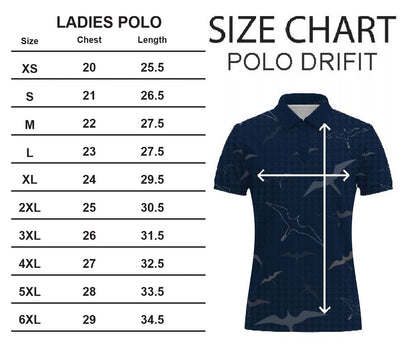 'Iwa Bird Wahine Anywhere Polo Dusty