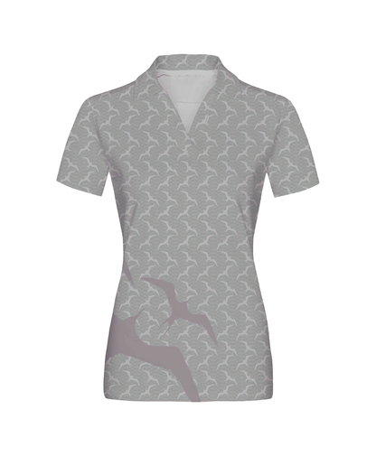 Nā 'Iwa Wahine Anywhere Polo Greige
