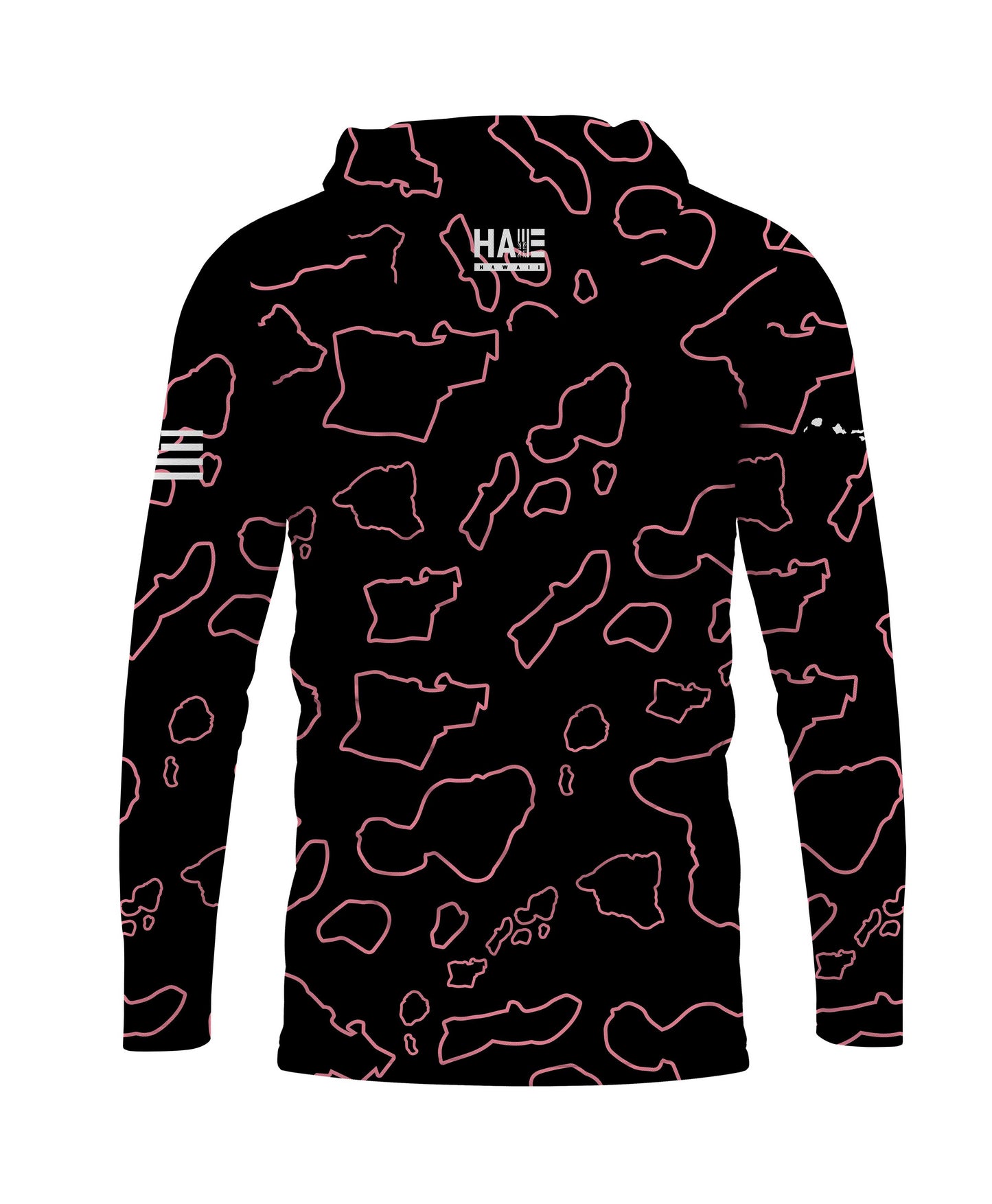 Namoku Hooded Longsleeve Rose Pink Black