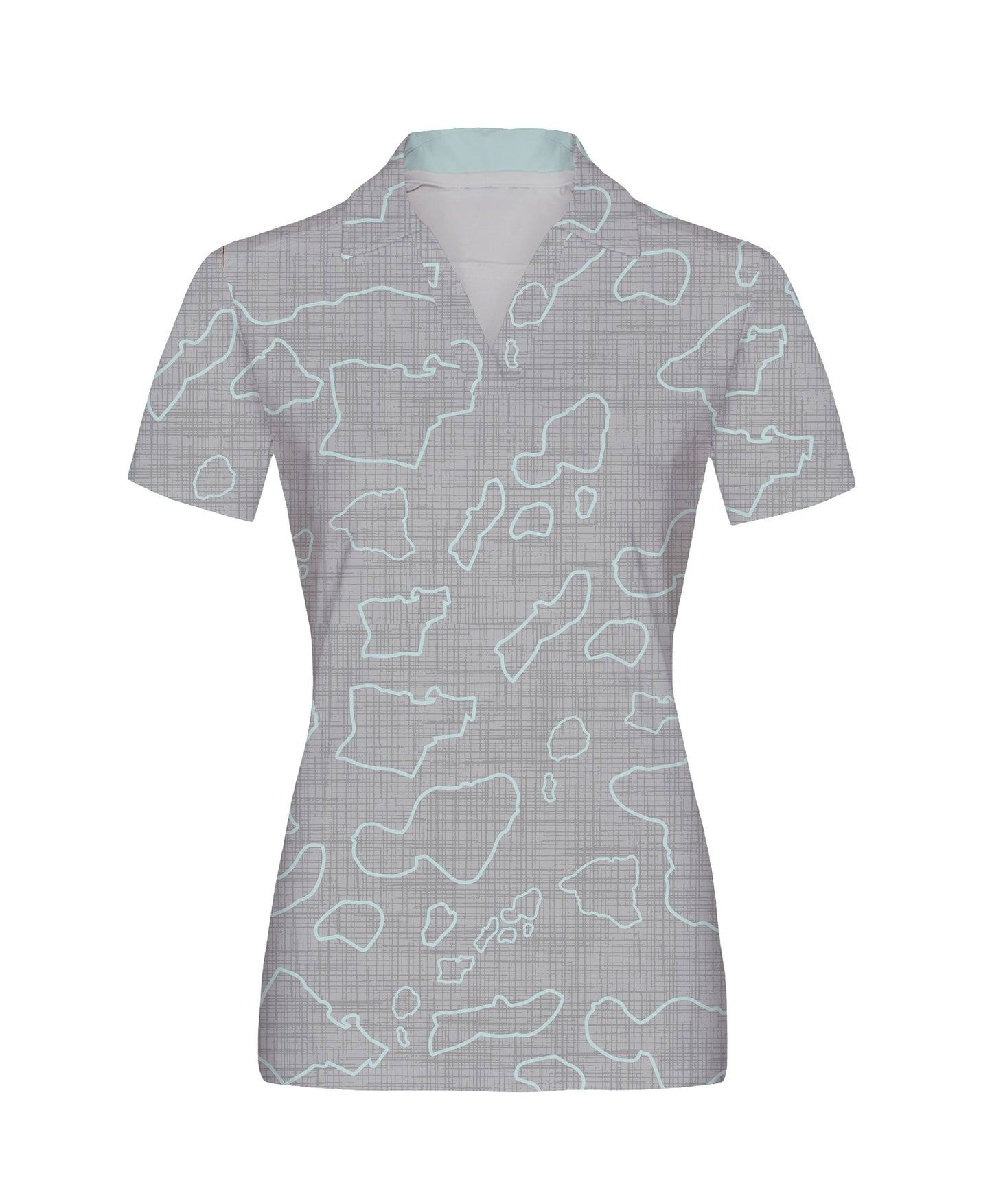 Namoku Wahine Anywhere Polo Concrete Gray Mesh