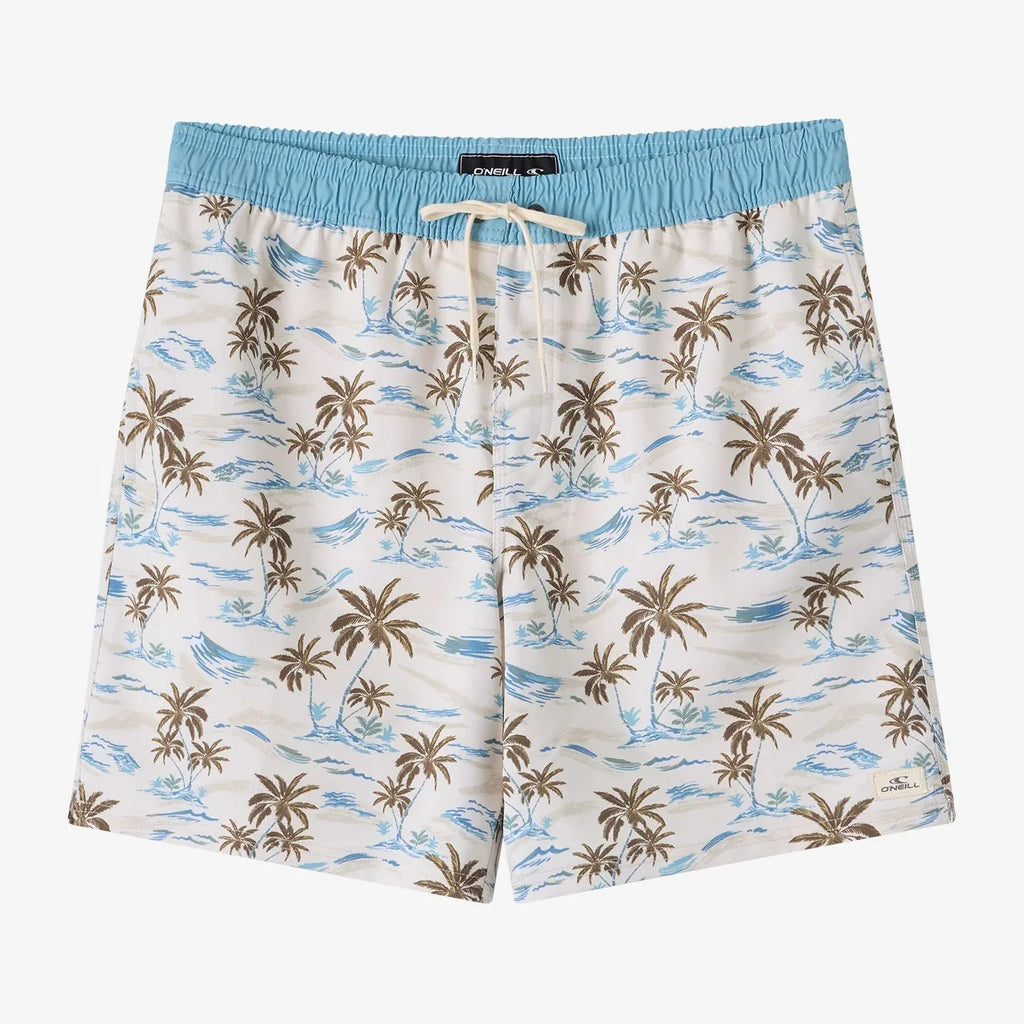 O'Neill Hermosa Elastic Waist Lined 17" Swim Trunks