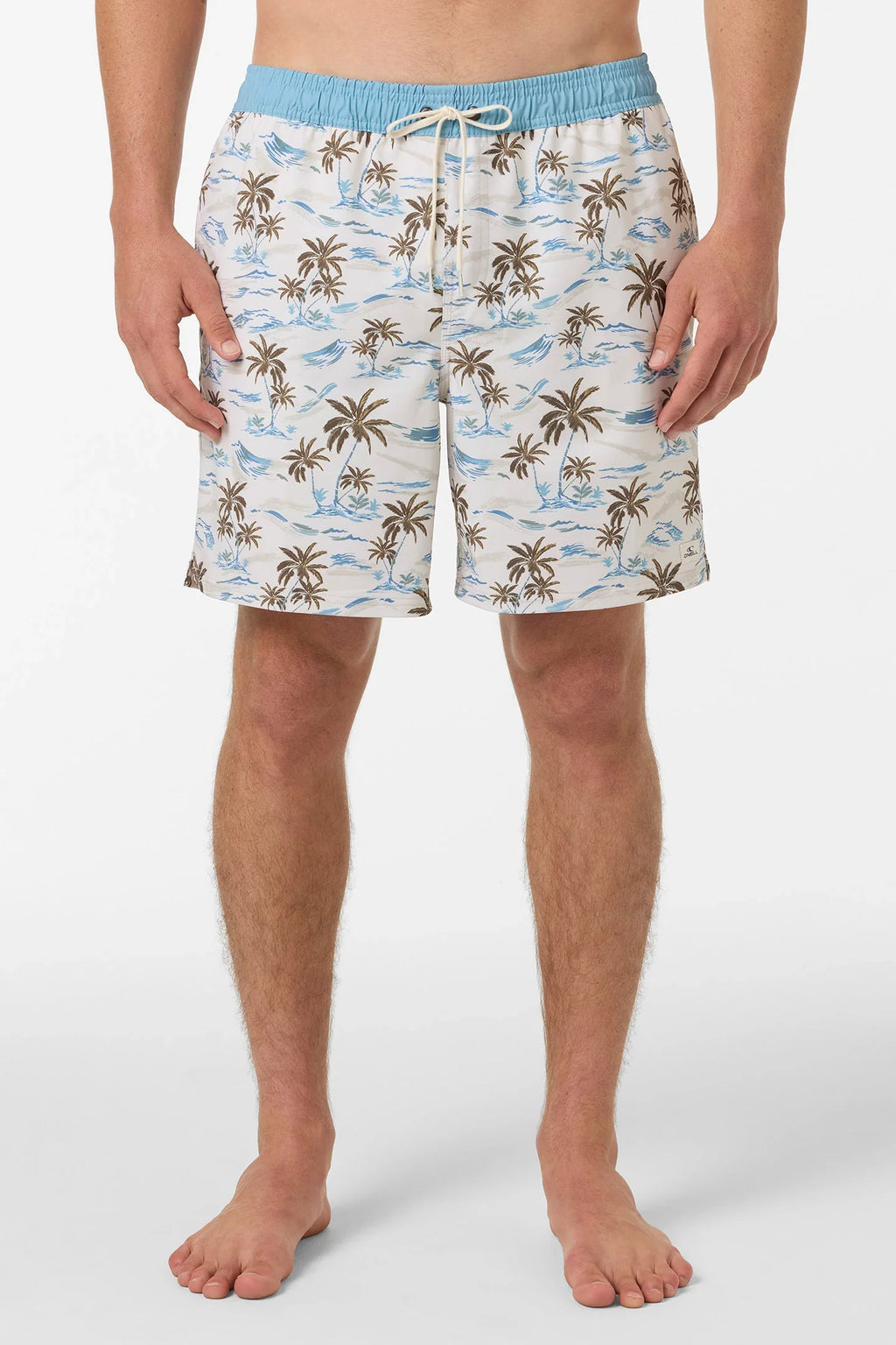 O'Neill Hermosa Elastic Waist Lined 17" Swim Trunks