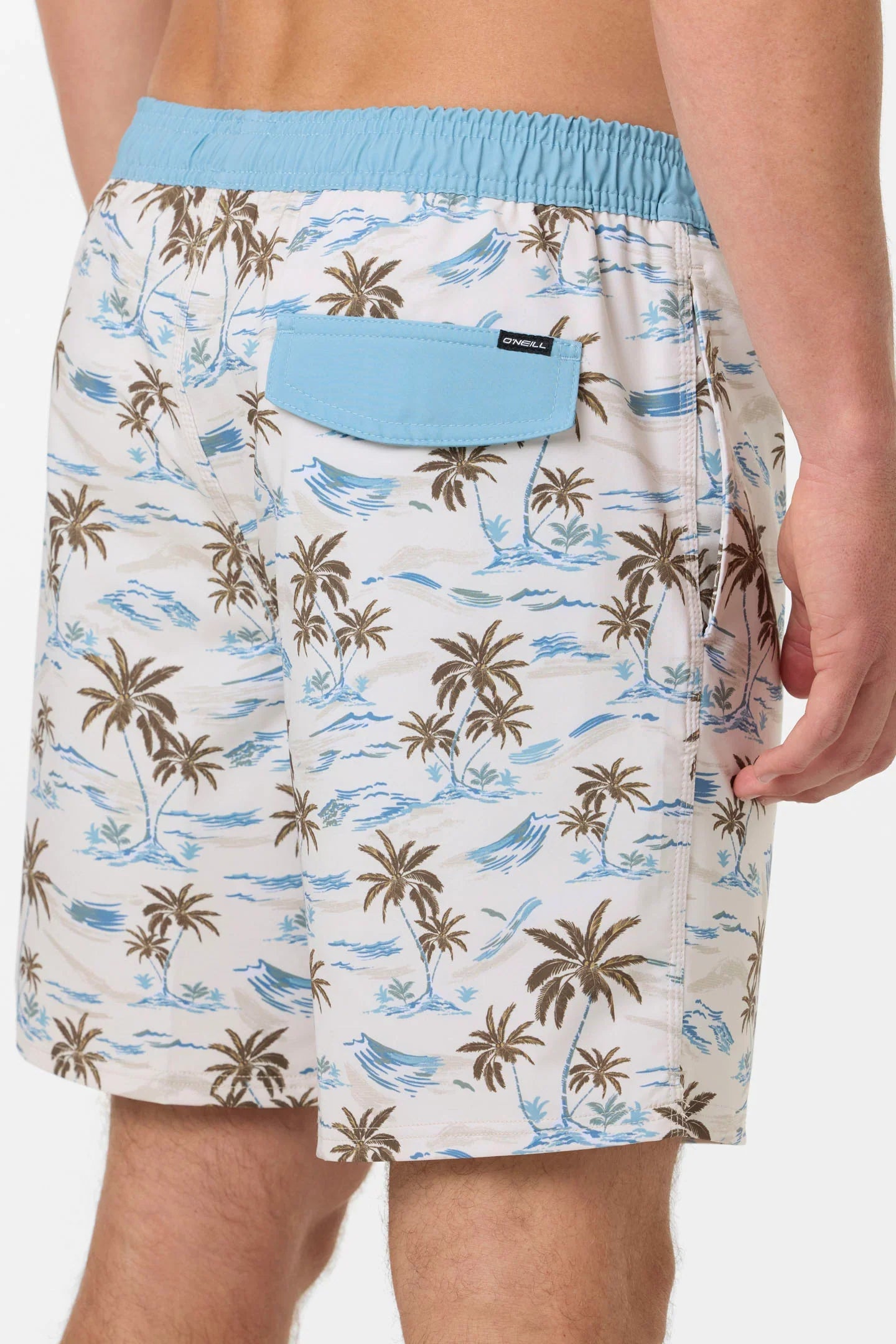 O'Neill Hermosa Elastic Waist Lined 17" Swim Trunks