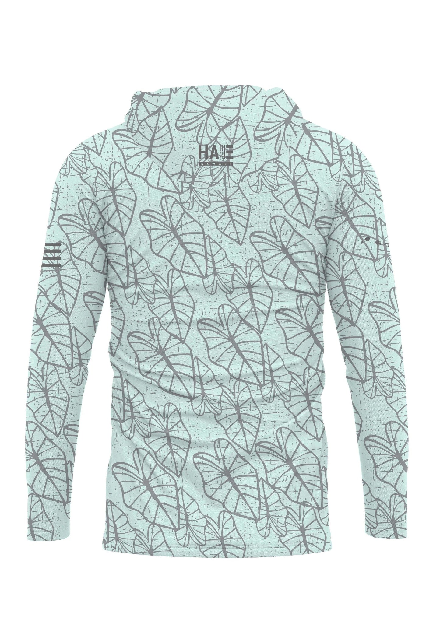 Oha Kalo Toddler Hooded Long Sleeve Drifit Seafoam Gray