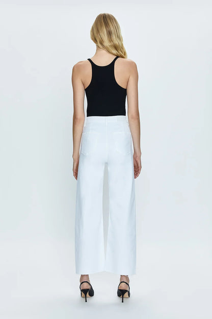 PISTOLA Penny High Rise Wide Leg Crop