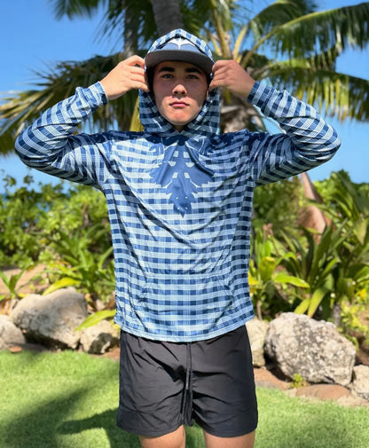 Palaka Kuiki Hooded Longsleve Drifit Navy