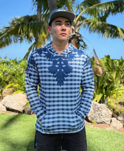 Palaka Kuiki Hooded Longsleve Drifit Navy