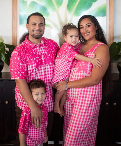 Palaka Kuiki Kane Pullover Loke Pink